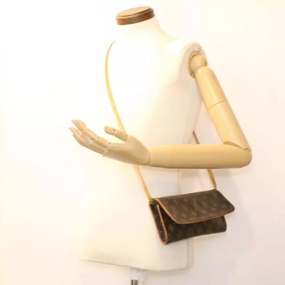 LOUIS VUITTON Monogram Pochette Twin GM Shoulder Bag M51852 LV Auth am3572 - Picture 5 of 16